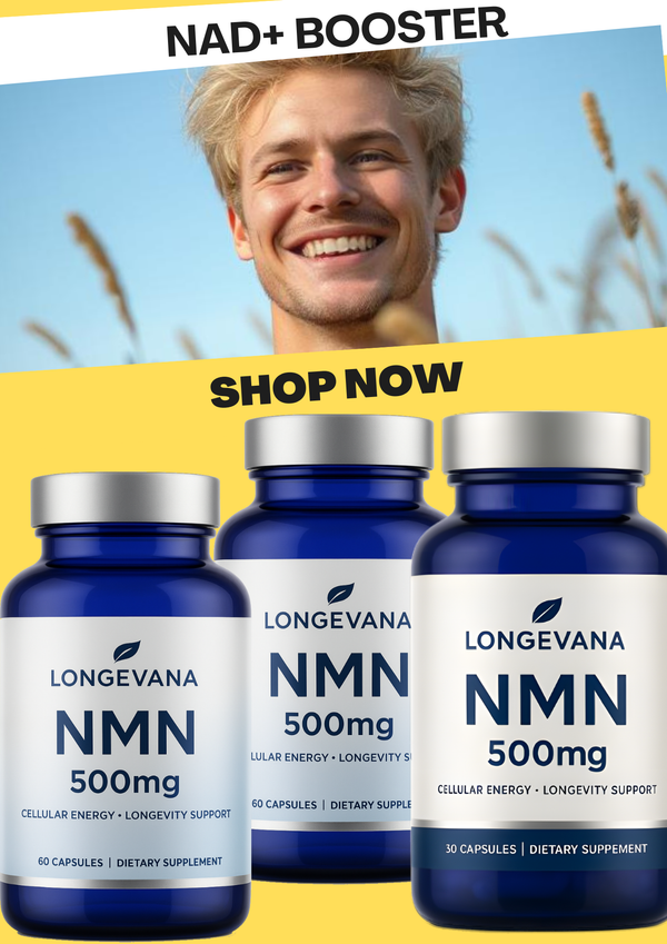 NMN 500mg - NAD+ Booster | Longevana