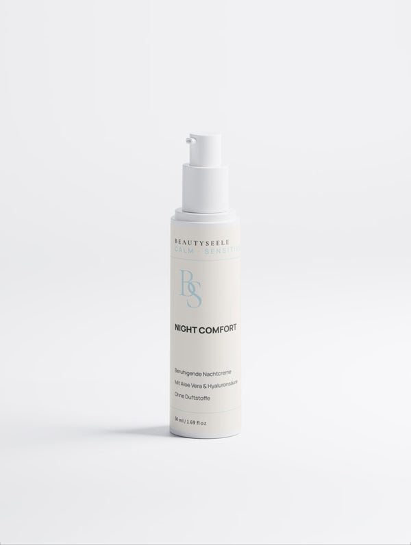 BEAUTYSEELE CALM SENSITIVE Night Comfort – parfümfreie Nachtcreme für empfindliche Haut, 50 ml