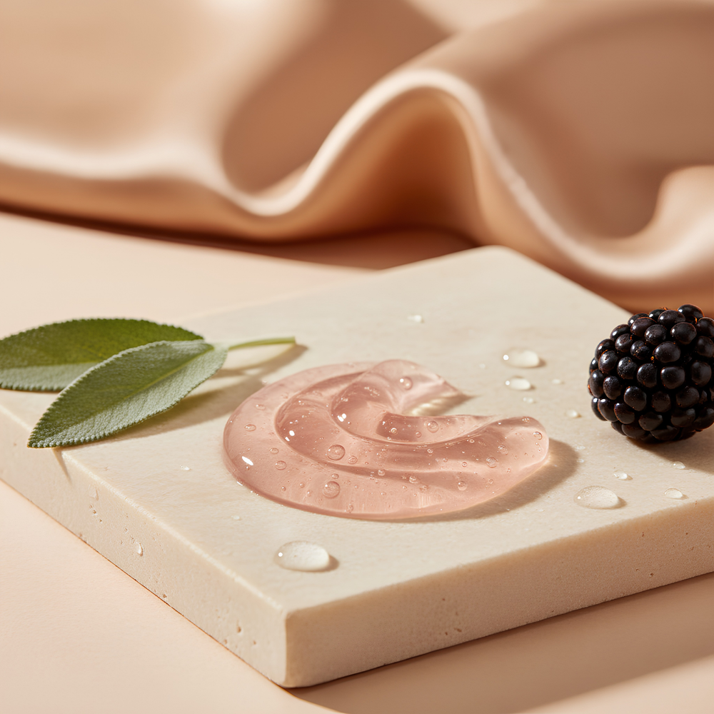 BEAUTYSEELE GLOW Radiance Cleanser – erfrischendes Gesichtswaschgel mit Aloe Vera und Brombeerextrakt für normale und ölige Haut, 145 ml