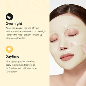 Medicube Kojic Acid Turmeric Brightening Gel Mask 4er Pack á 28g