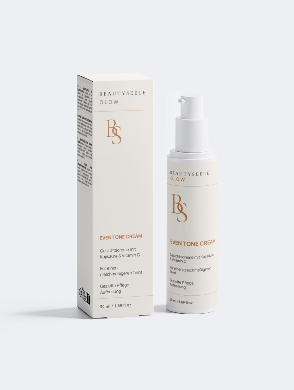 BEAUTYSEELE GLOW Even Tone Cream – Gesichtscreme mit Kojisäure für einen ebenmäßig wirkenden Teint, 50 ml