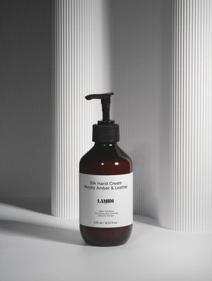 Silk Hand Cream, Woody Amber & Leather