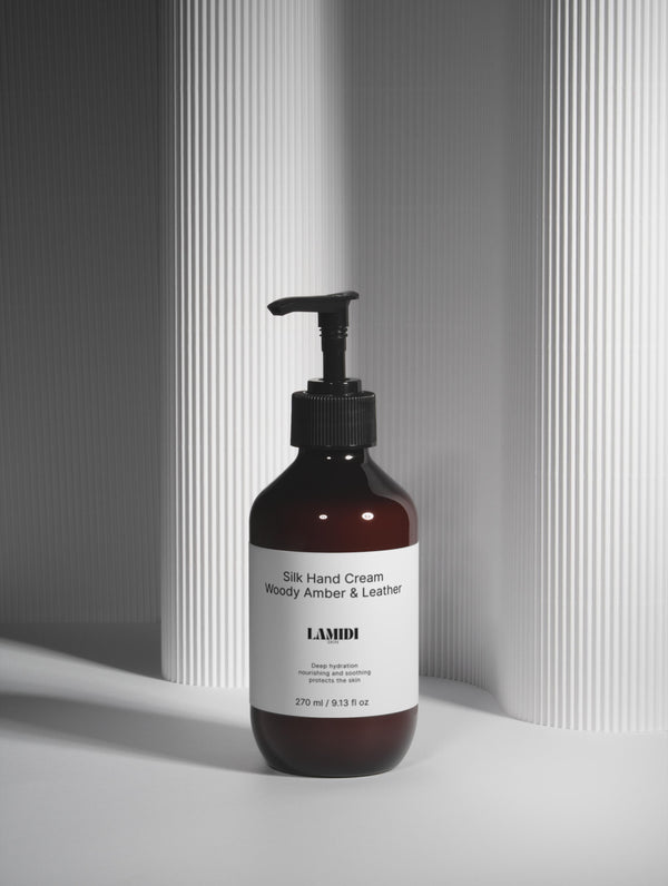 Silk Hand Cream, Woody Amber & Leather