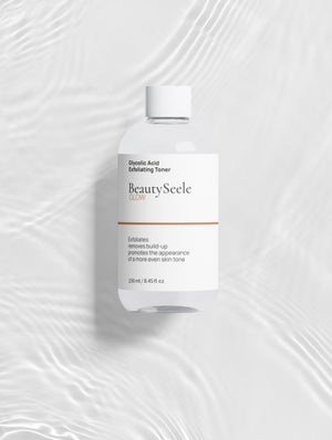 BEAUTYSEELE GLOW Glycolic Toner – 5% Glykolsäure Peeling-Toner für ein glatter wirkendes Hautbild, 200 ml