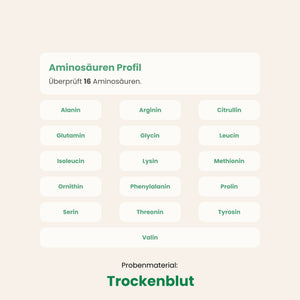 Aminosäuren Profil