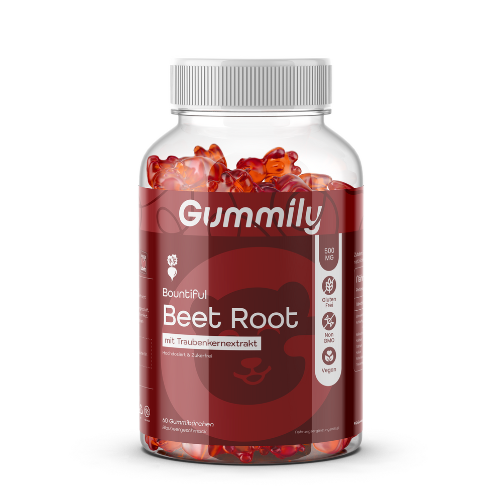 Beetroot & Grape Seed Gummies – Berry, Vegan