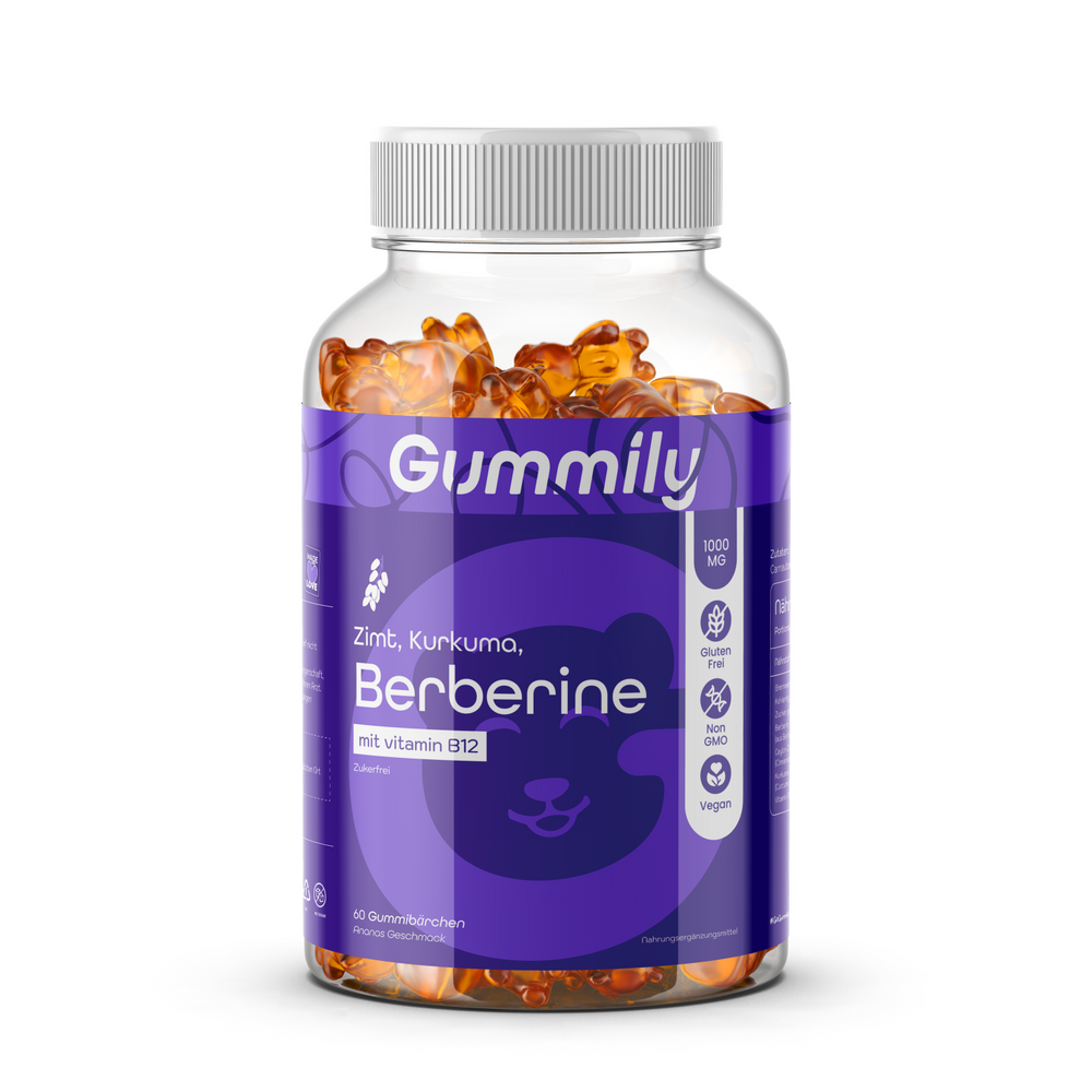Berberine Gummies with Turmeric & Ceylon Cinnamon and Vitamin B12