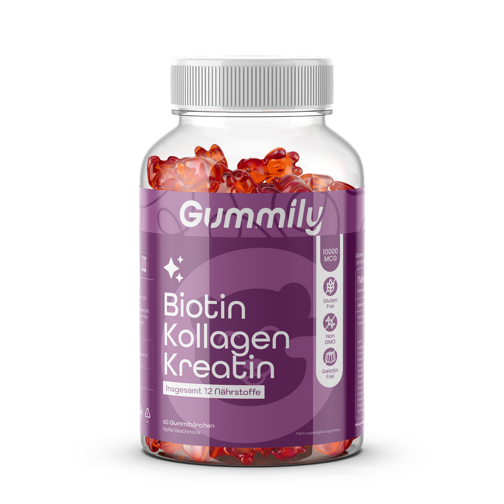 Collagen & Biotin Gummies with Creatine – Fruit Flavour