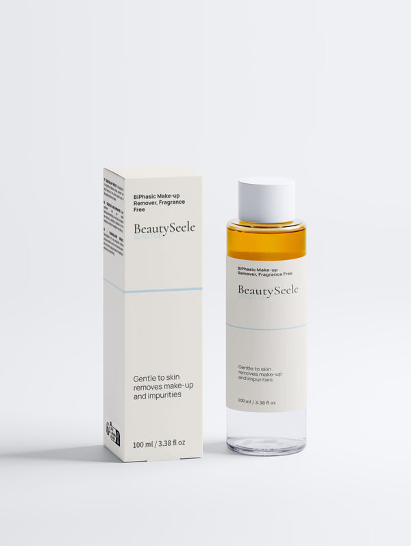 BEAUTYSEELE CALM SENSITIVE Bi-Phase Remover – parfümfreier Make-up-Entferner für Augen & Lippen, 100 ml