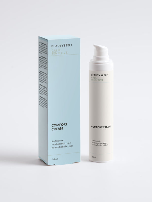 BeautySeele CALM Sensitive parfümfreie Feuchtigkeitscreme für empfindliche Haut, 50 ml