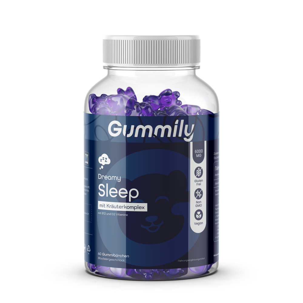 Melatonin Gummies with Magnesium, B6, B12 & Vitamin D – Blueberry