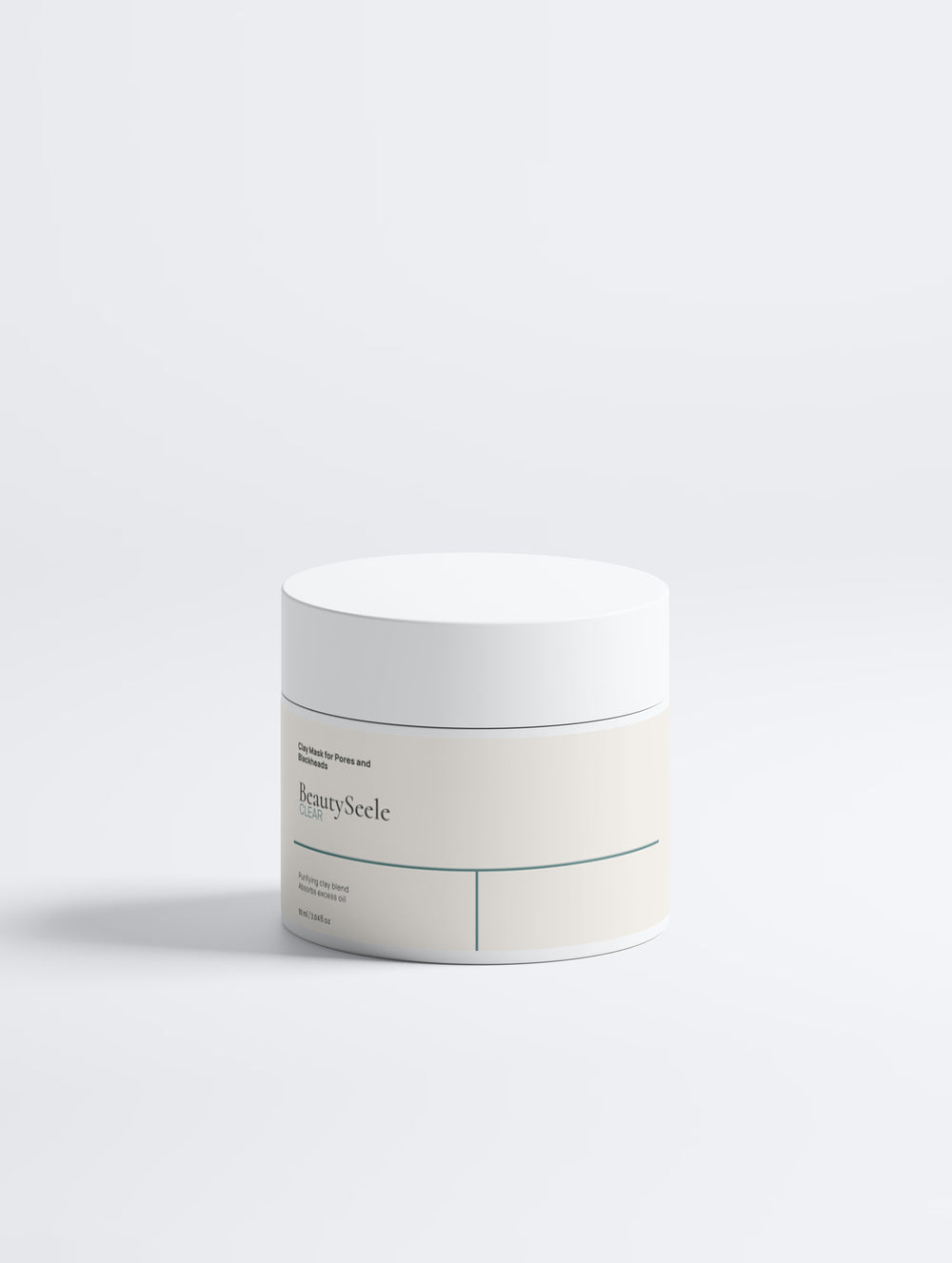 BEAUTYSEELE CLEAR Clay Mask – reinigende Tonmaske für Poren & Mitesser, 50 ml
