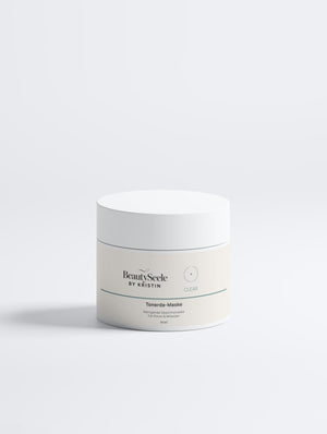 BEAUTYSEELE CLEAR Tonerde-Maske – reinigende Tonmaske mit weißer und grüner Tonerde für sichtbare Poren und Mitesser, 90 ml