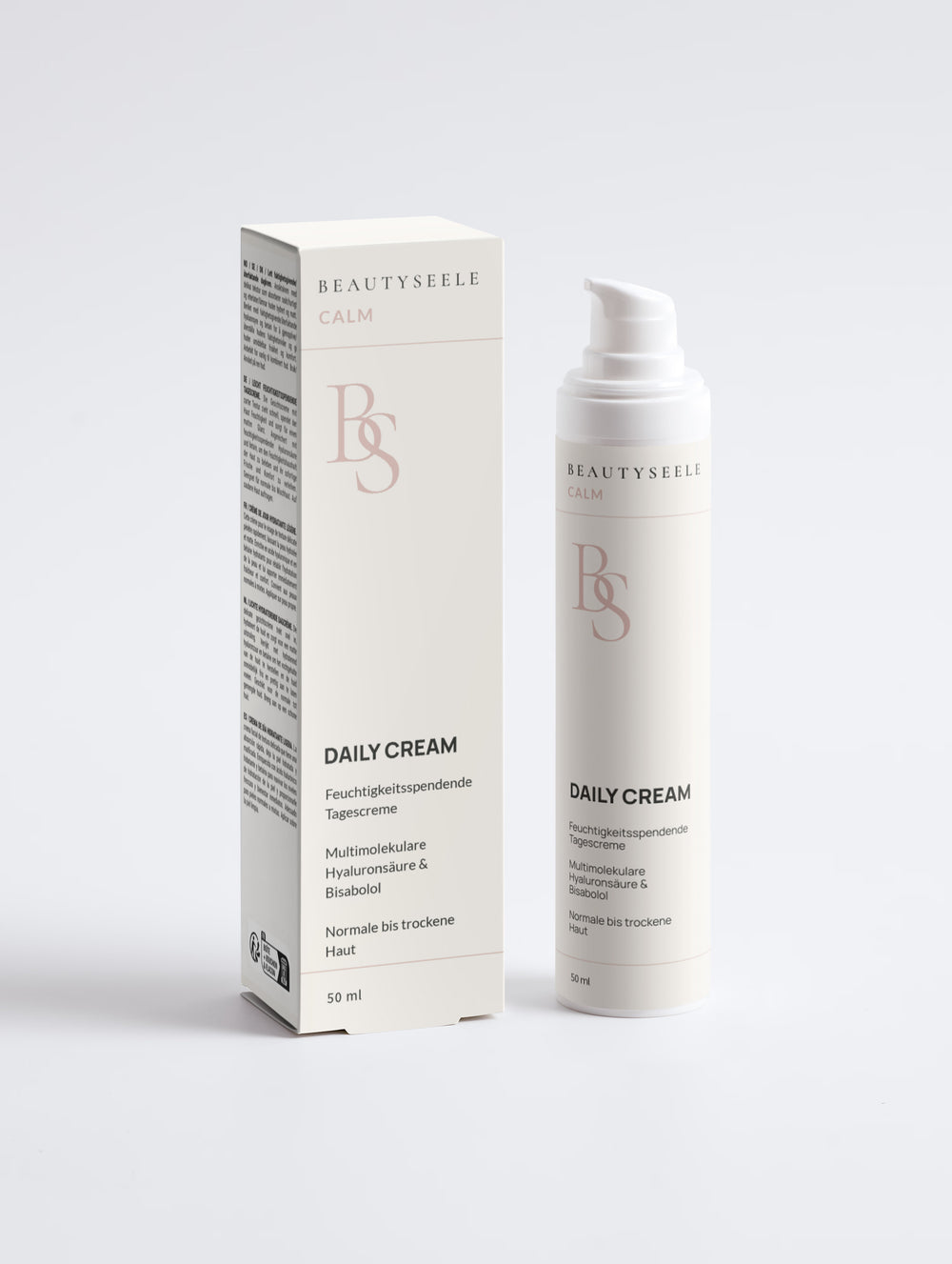 BeautySeele CALM Daily Cream – leichte Feuchtigkeitscreme, 50 ml