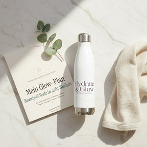 Glow Morning Set – Trinkflasche & Mein Glow-Plan