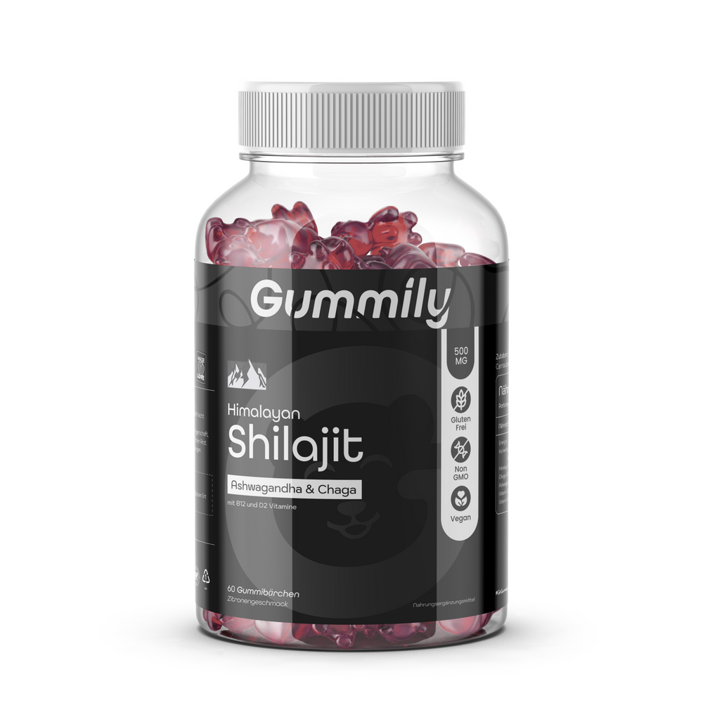 Himalayan Shilajit Gummies with Vitamin D & B12 – Lemon