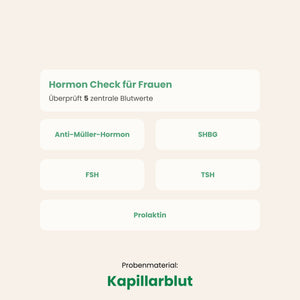 Hormon Check für Frauen
