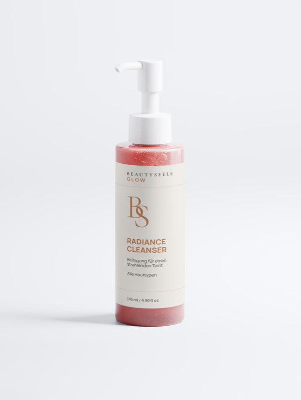 BEAUTYSEELE GLOW Radiance Cleanser – erfrischendes Gesichtswaschgel für normale & ölige Haut, 145 ml