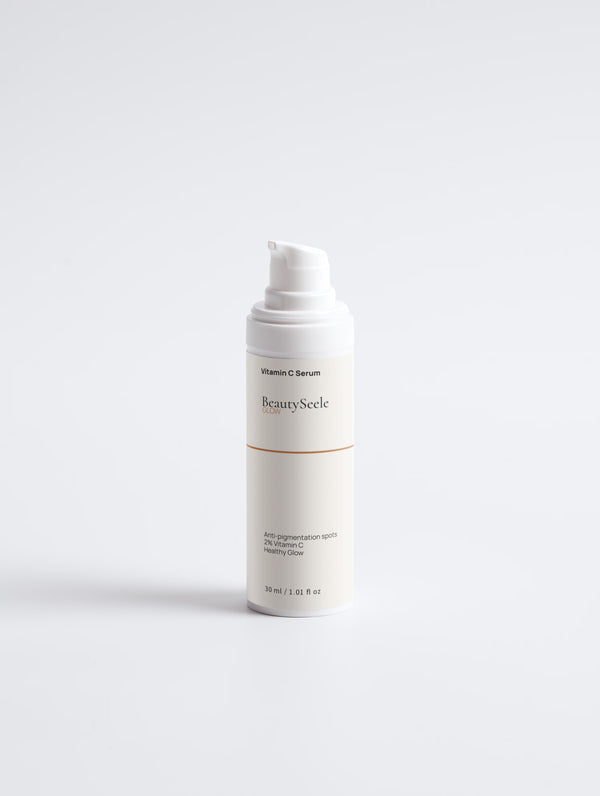 BEAUTYSEELE GLOW Vitamin C Serum – Serum mit 2% Vitamin C & Ferulasäure, 30 ml