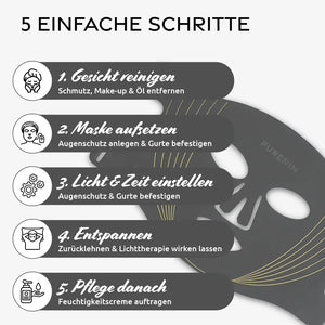 LED Lichttherapie Maske