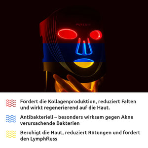 LED Lichttherapie Maske