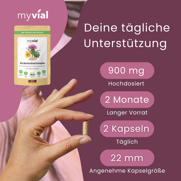 Bio Mariendistel Leber Komplex Kapseln