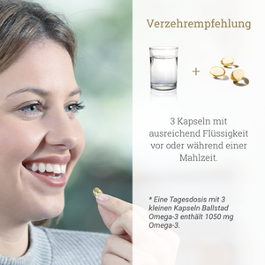 Frische Omega-3 Fischöl-Kapseln - 1 Monat