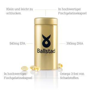 Frische Omega-3 Fischöl-Kapseln - 1 Monat
