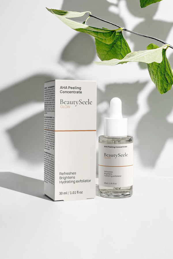 BEAUTYSEELE GLOW AHA Peel Concentrate – 10% Milchsäure Peeling für einen strahlend wirkenden Teint, 30 ml