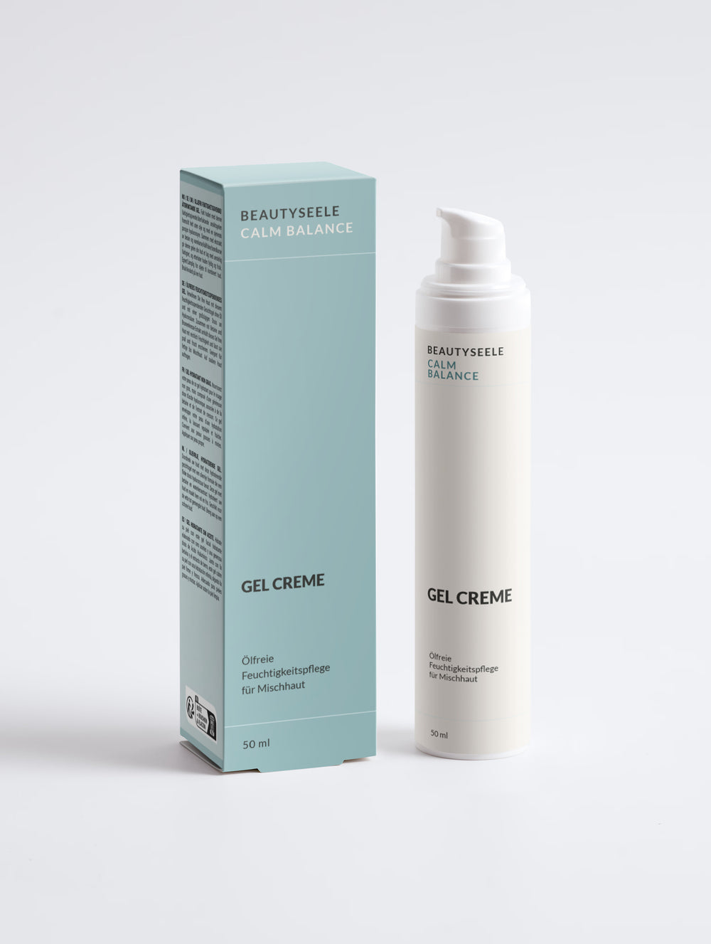 BeautySeele CALM BALANCE Gel Cream – ölfreie Feuchtigkeitspflege, 50 ml