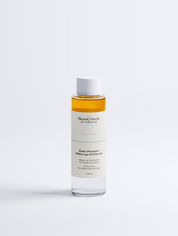 SENSITIVE Zwei-Phasen-Make-up-Entferner – Parfümfreier Make-up-Entferner für Augen & Lippen · 100 ml | BeautySeele by Kristin