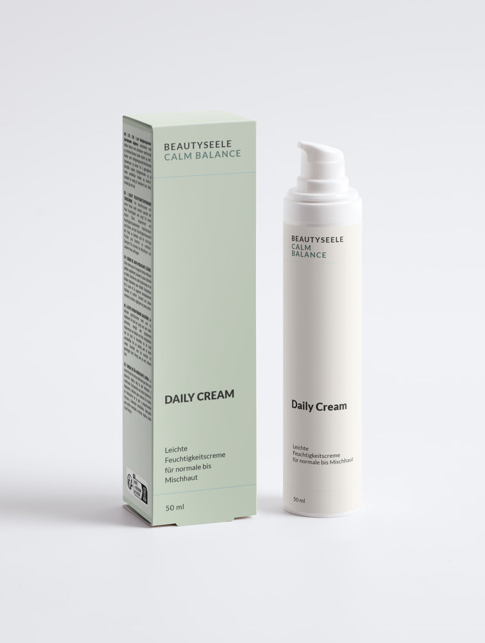 BeautySeele CALM BALANCE Daily Cream – leichte Feuchtigkeitscreme, 50 ml