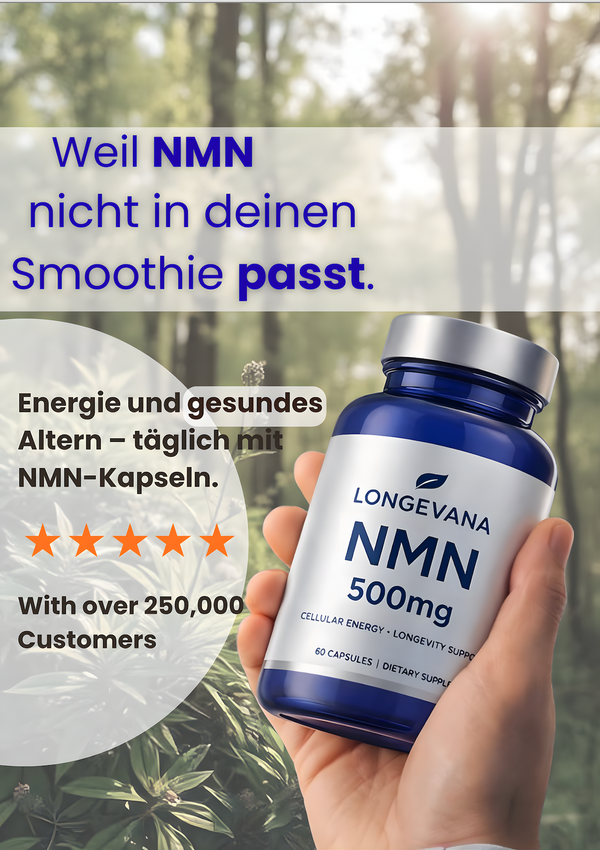 NMN 500mg - NAD+ Booster | Longevana