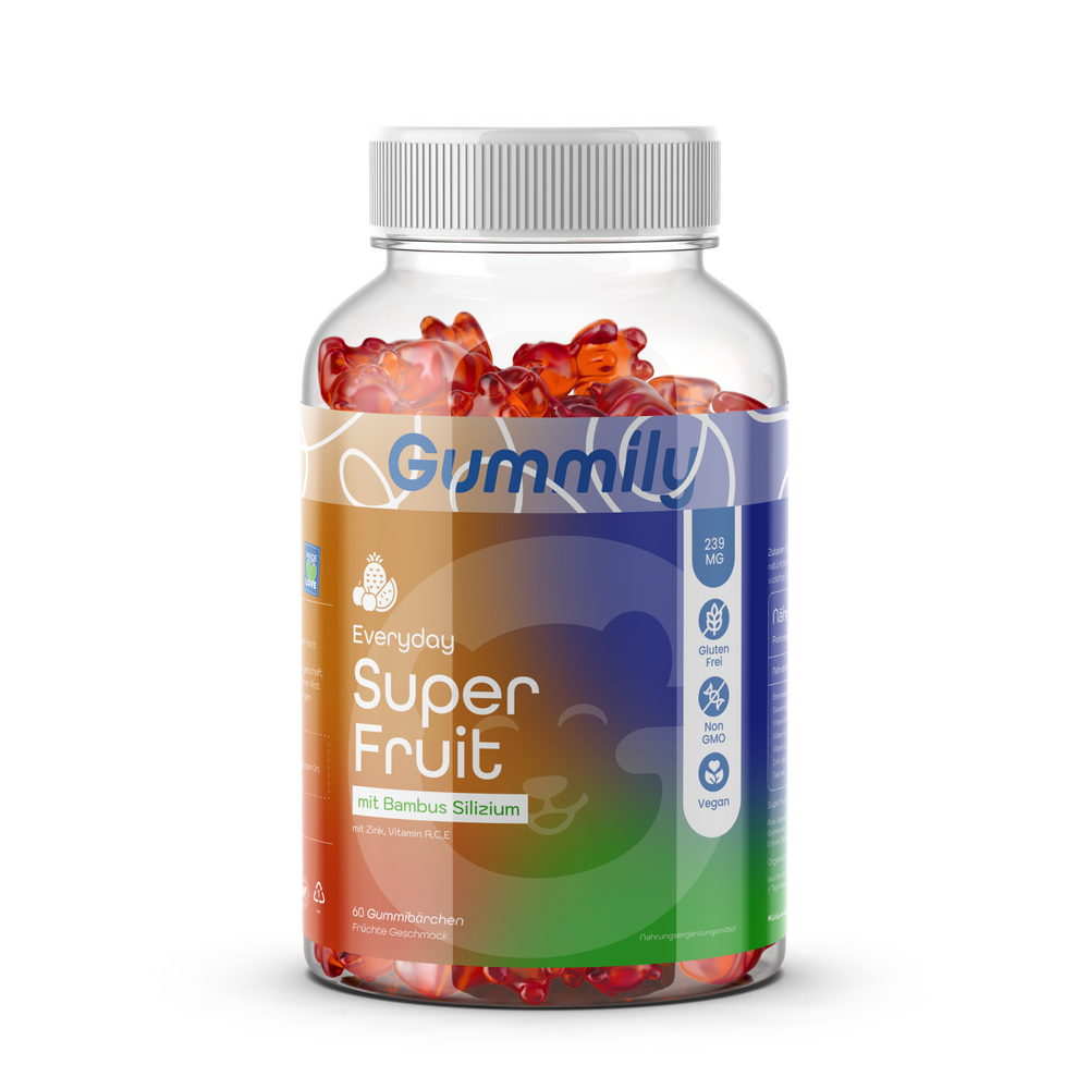 Fruit Complex Gummies with Vitamin A, E & Zinc