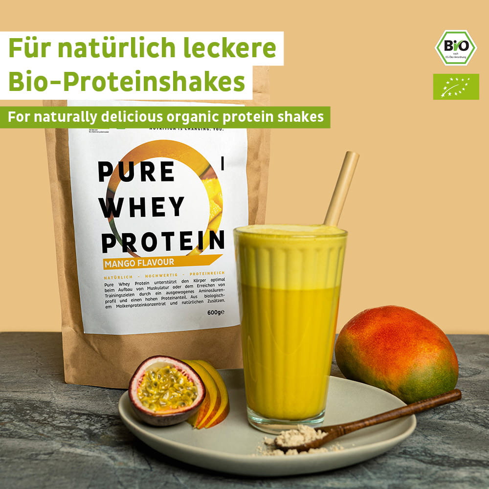 Bio Whey Protein Pulver Mango