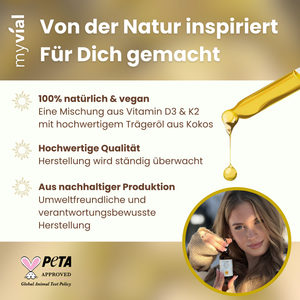 Vitamin D3 + K2 Tropfen
