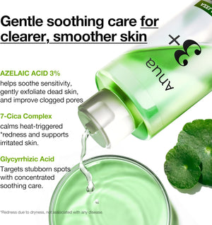Anua Azelaic Acid 3 Cica Skin Clarifying Toner 250ml