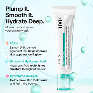 Anua PDRN Hyaluronic Acid 100 Moisturizing Cream 60 ml
