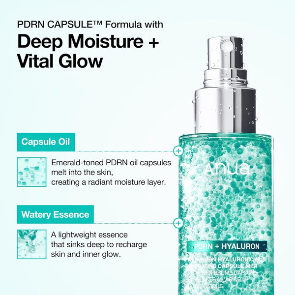 Anua PDRN Hyaluronic Acid Hydrating Capsule Mist 100ml Spray