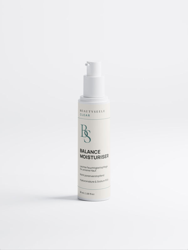 BEAUTYSEELE CLEAR Balance Moisturiser – leichte Feuchtigkeitscreme für unreine Haut, 50 ml