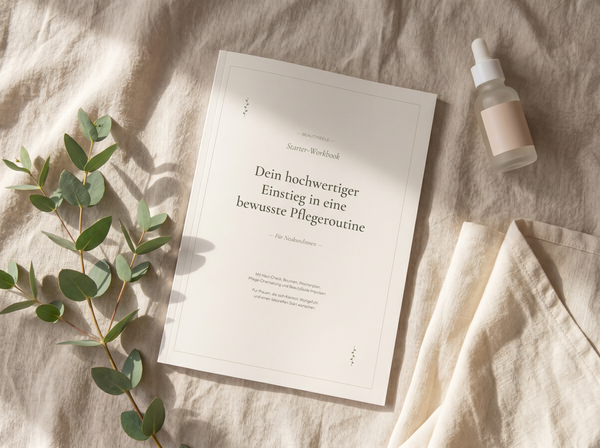 BeautySeele Starter-Workbook Cover – digitales Hautpflege-Workbook für eine bewusste Pflegeroutine