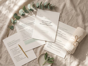 Inhalt des BeautySeele Starter-Workbooks – Haut-Check, Routinen, Wochenplan und Pflege-Orientierung