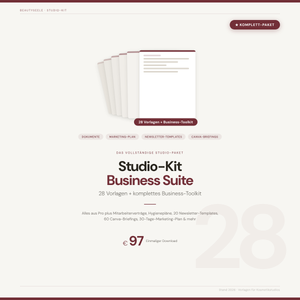 Studio-Kit Business Suite — Alles für die ersten zwei Jahre