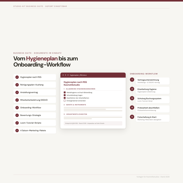 Studio-Kit Business Suite — Alles für die ersten zwei Jahre