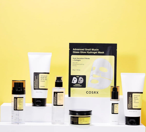 COSRX Advanced Snail Mucin Glass Glow Hydrogel Mask 3St. - Gesichtsmaske