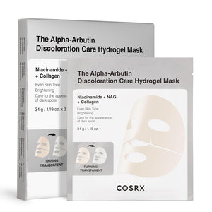 COSRX the Alpha-Arbutin Discoloration Care Hydrogel Mask 3er Pack