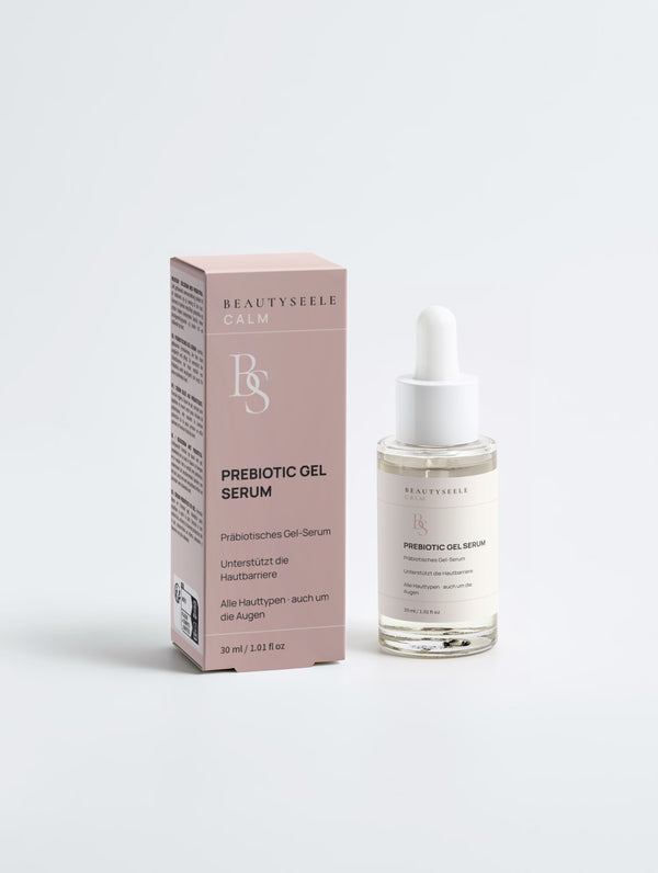 BEAUTYSEELE CALM Prebiotic Gel Serum mit Hyaluronsäure – leichte Feuchtigkeitspflege, 30 ml