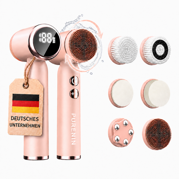 Elektrische Gesichtsbürste - 6in1 Set