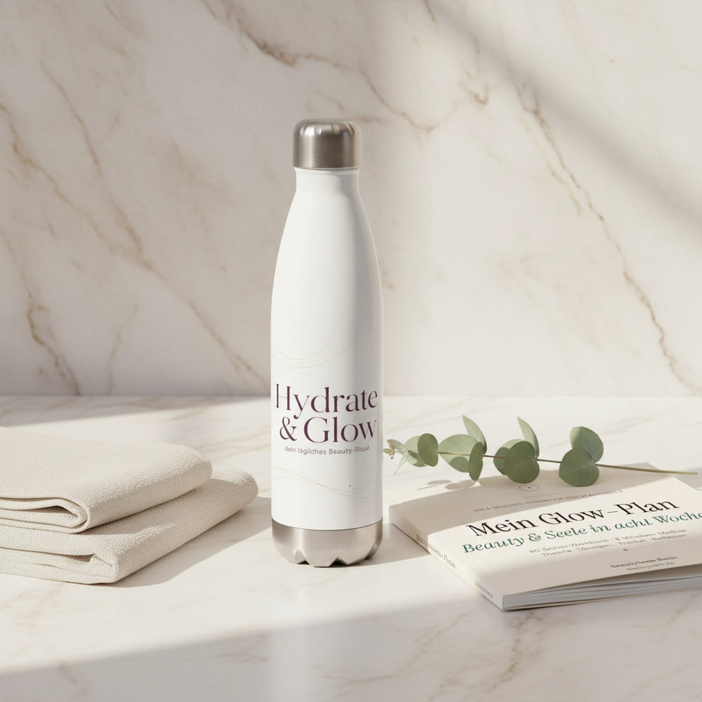 Glow Morning Set – Trinkflasche & Mein Glow-Plan