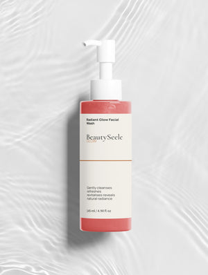 BEAUTYSEELE GLOW Radiance Cleanser – erfrischendes Gesichtswaschgel für normale & ölige Haut, 145 ml